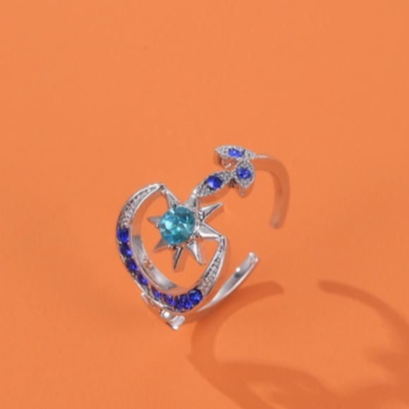 Celestial Blue/Silver Ring! - Picture 4 of 11